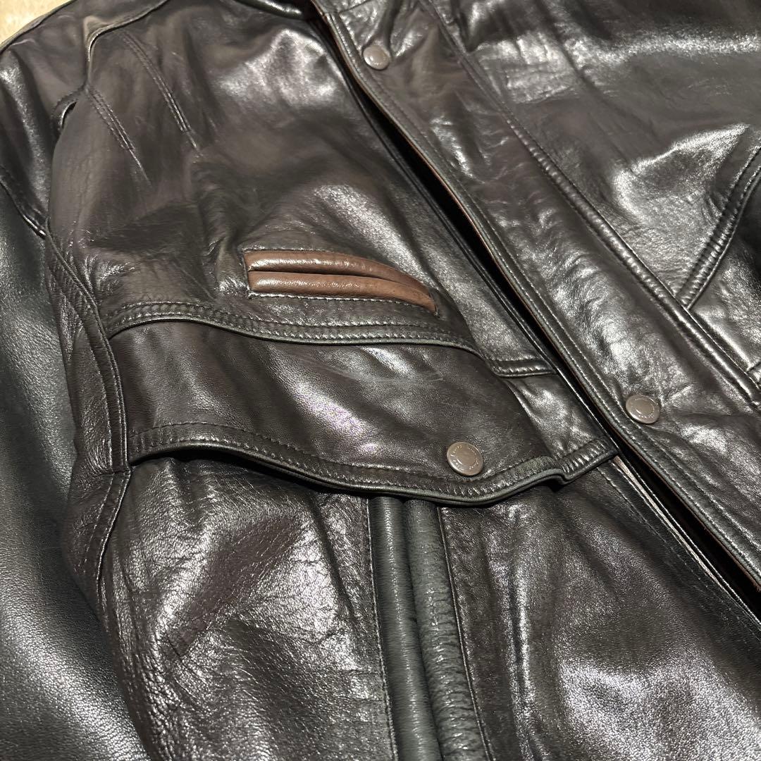 Wind Armor 羊 ラムレザー ジャケット 本革 サイズL y2k 希少