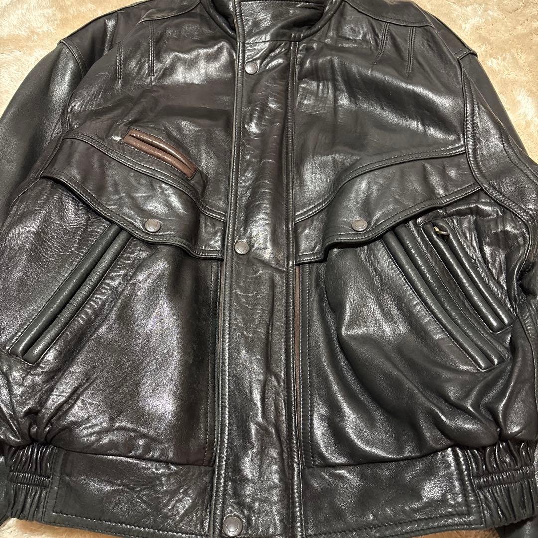 Wind Armor 羊 ラムレザー ジャケット 本革 サイズL y2k 希少