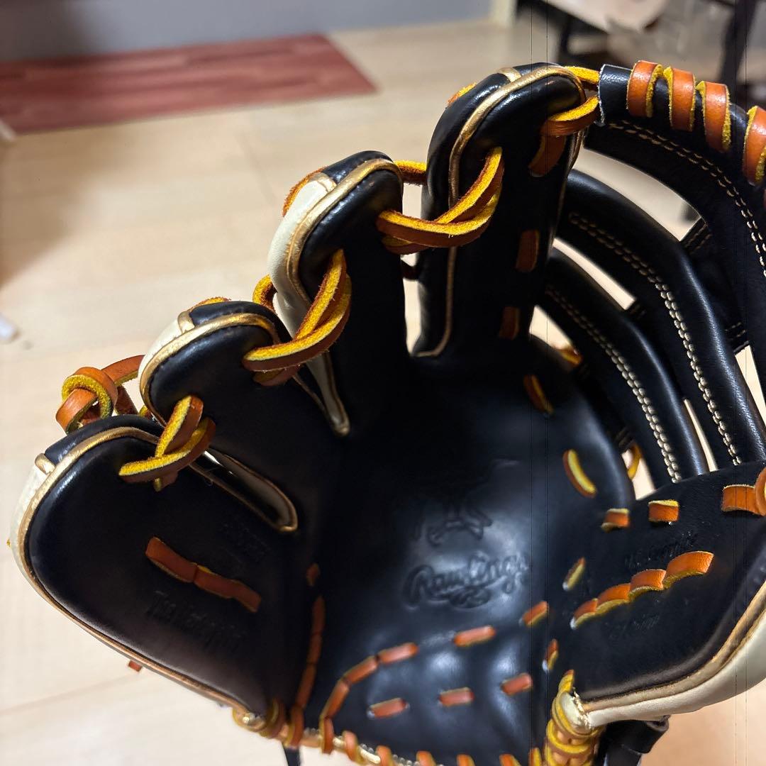 ケ*ト様 Rawlings 左投げ外野手用オーダー黒/キャメル