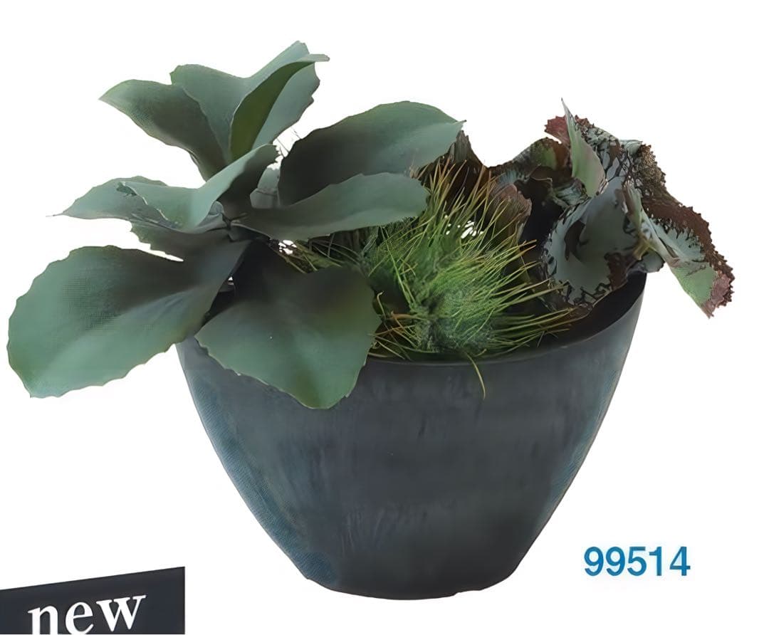 光触媒　人工観葉植物　ウォールグリーン　フェイクグリーン　ジェイドプラントMIX