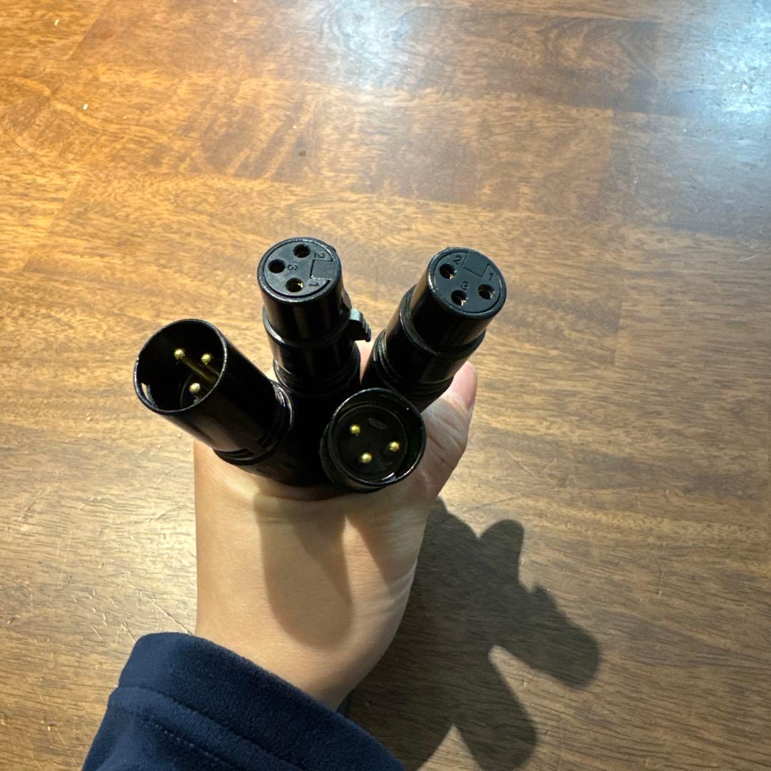 SR3D XLR バイノーラルマイク 美品 ミニ三脚＋XLRケーブル付