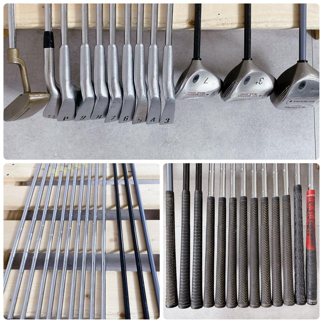 T786 キャロウェイ 他 ゴルフクラブ メンズ フルセット14点 初心者 入門