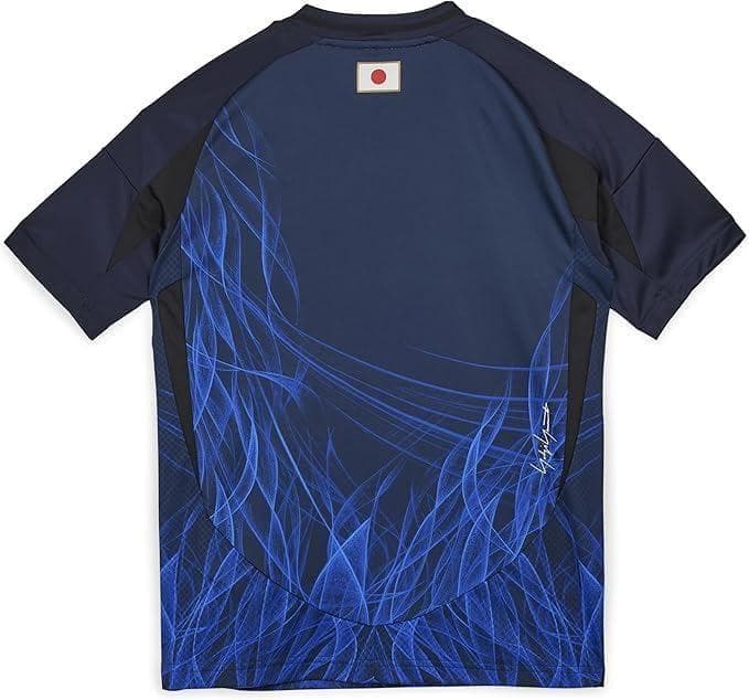 【タグ付】Y-3 サッカー日本代表 レプリカユニフォーム 炎柄 半袖 Sサイズ