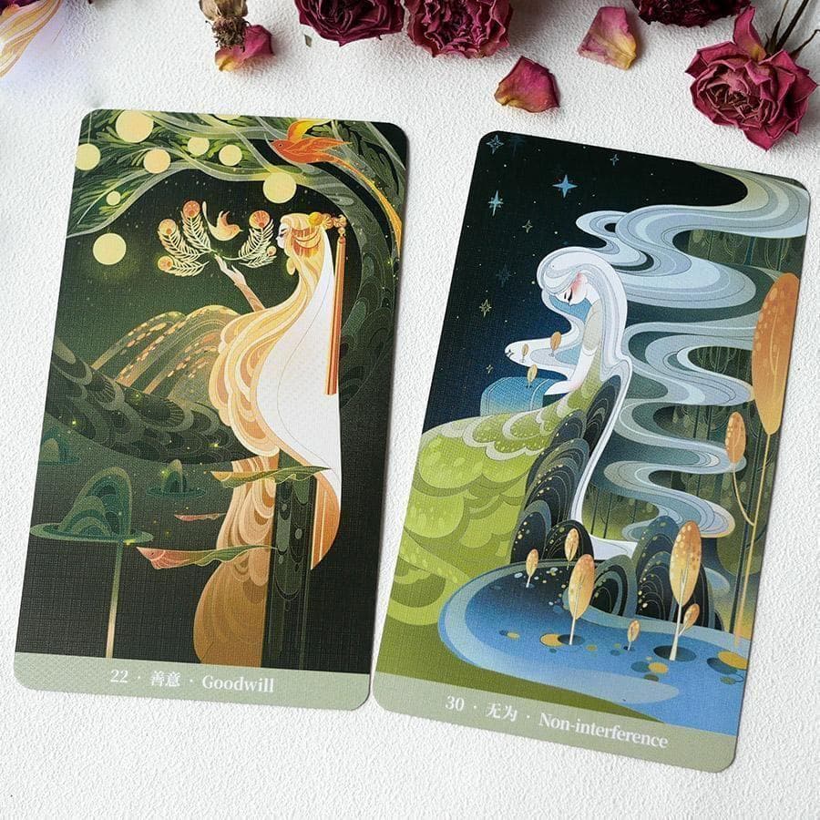 【正規品オラクルカード】希少レアデッキ✨ピンクエッジ✨きらめく言葉のカード