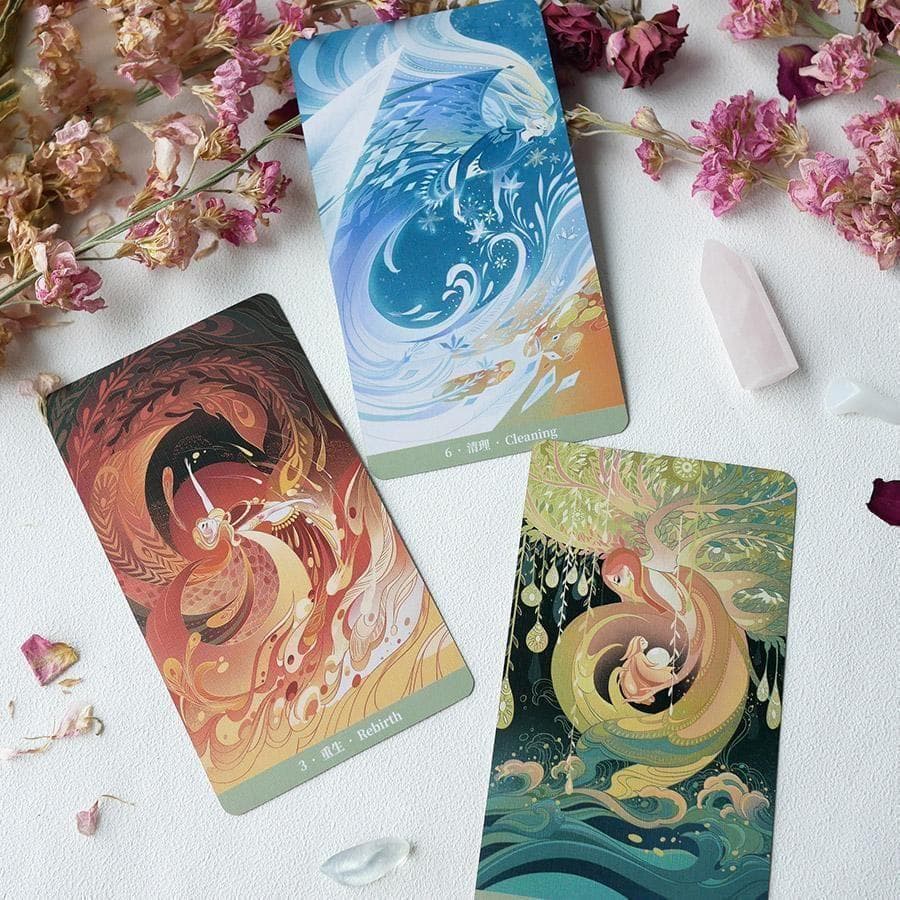 【正規品オラクルカード】希少レアデッキ✨ピンクエッジ✨きらめく言葉のカード