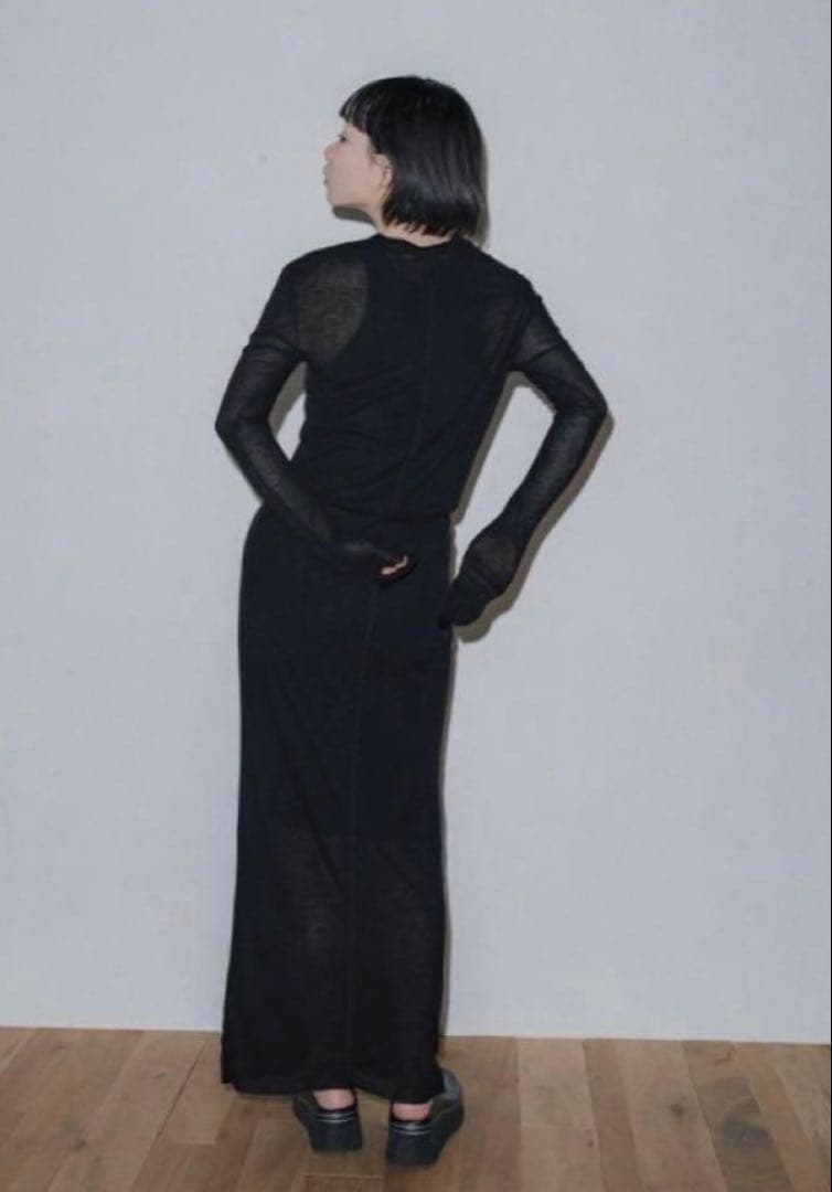 oaf OAF ロングスリーブワンピース ブラック