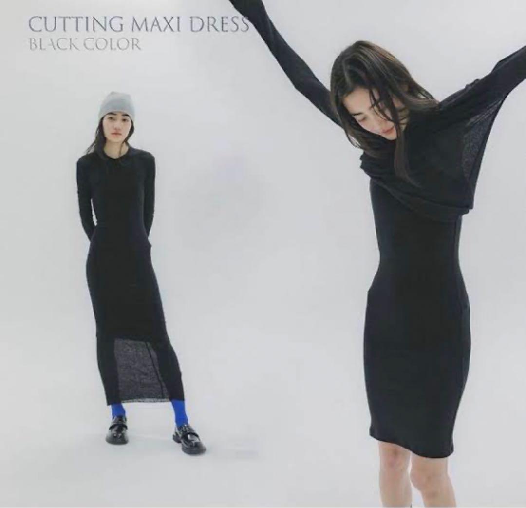 oaf OAF ロングスリーブワンピース ブラック