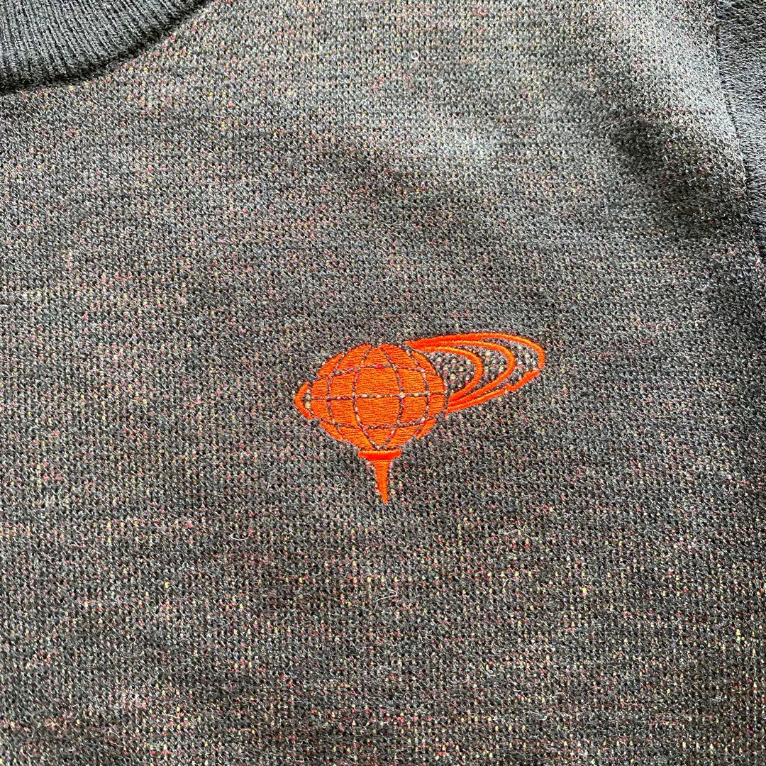 【美品】ビームスゴルフ 月面 ジャガード クルーネック ニット Lサイズ