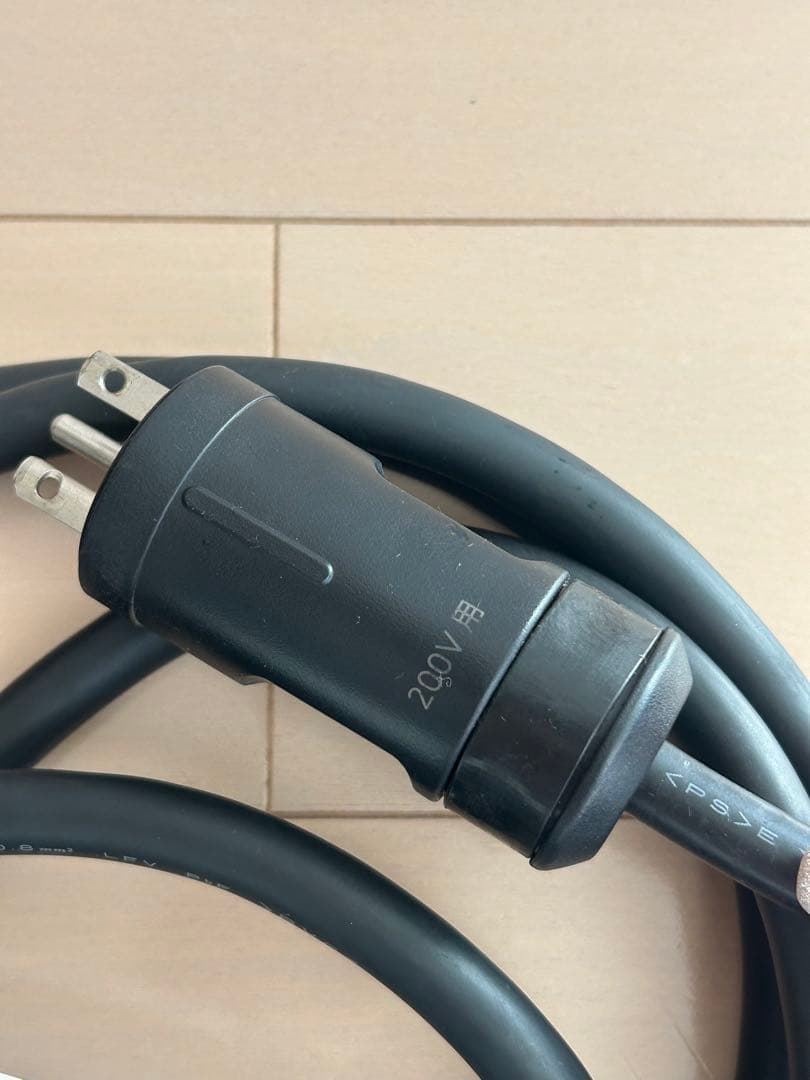 三菱 純正 電気自動車 充電ケーブル YAZAKI 200V 15A