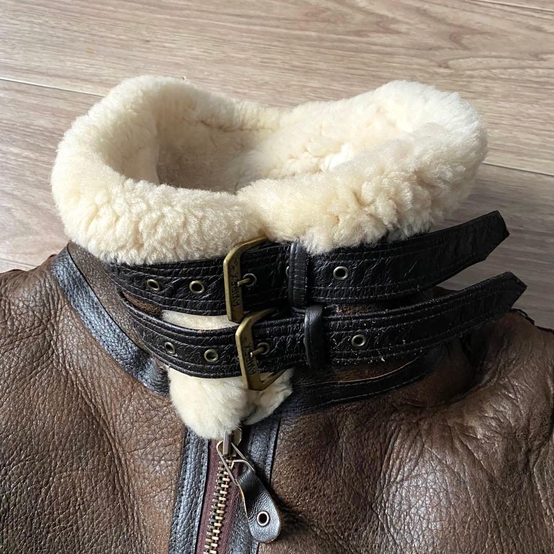 AVIREX アヴィレックスB-3 USA製 ムートン フライトジャケット