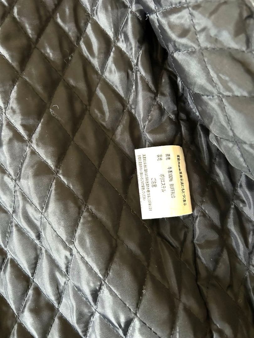 特大3ＸＬ】 Axel 牛革 ダブル ライダースジャケット ブラック