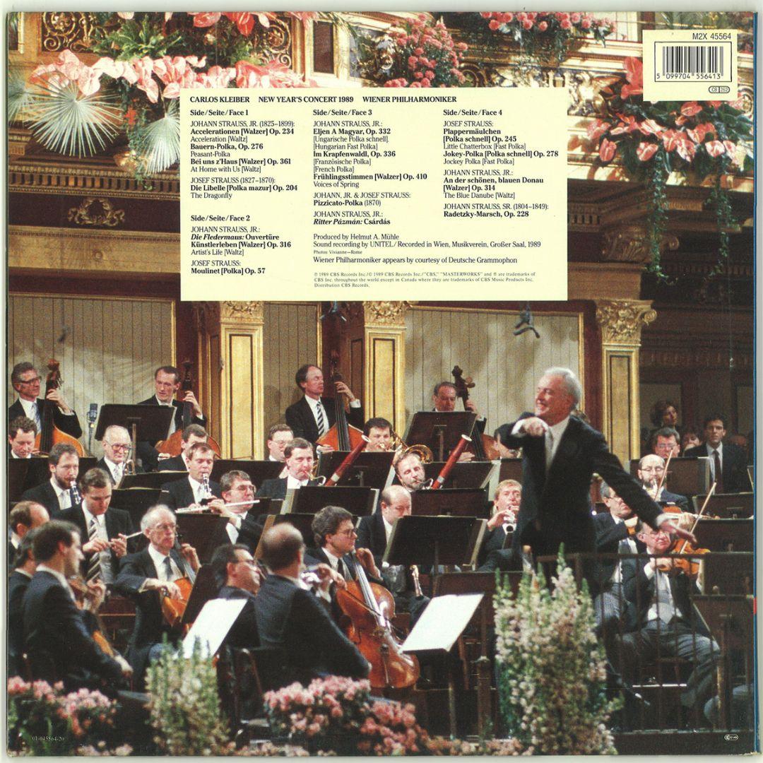 独CBS　ニュー・イヤー・コンサート1989　カルロス・クライバー　ウィーン