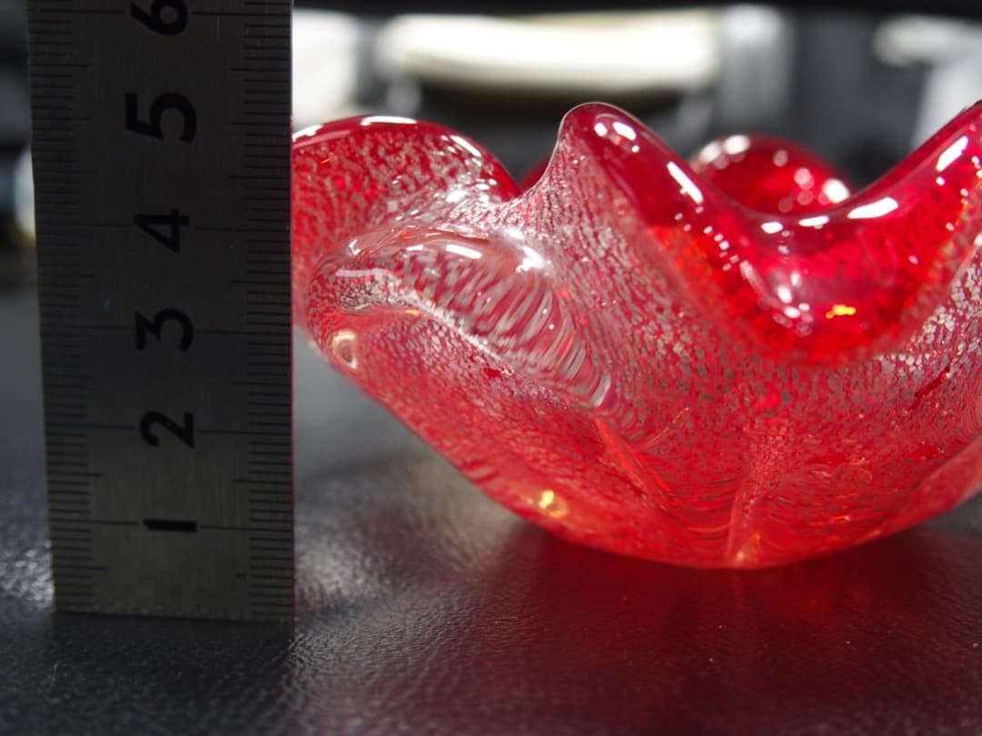 ヴェネチアングラス　灰皿(小物入れ)1950〜60年代　値引き不可