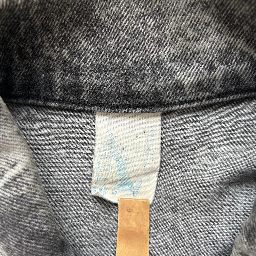 80s 90s USA製 デニムジャケット ブラックデニム vintage