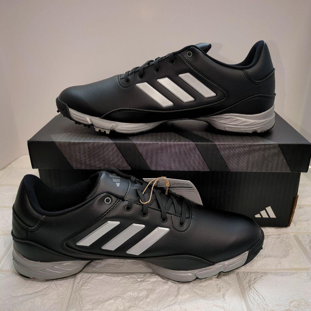 27.5）adidas ゴルフシューズ ✨新品未使用✨　ブラック 使いやすい