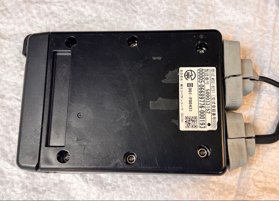 MITSUBA MSC-BE51 バイクETC車載器