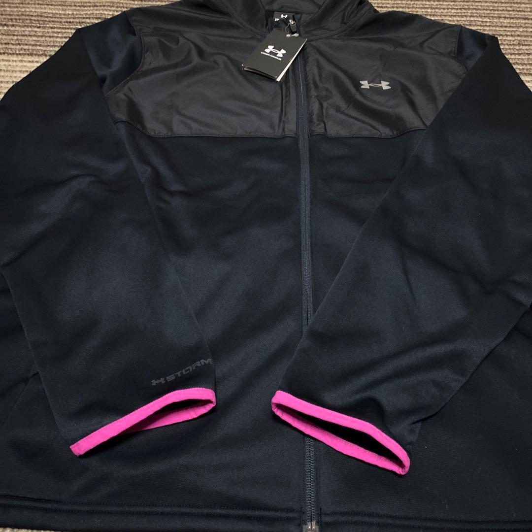 新品タグ付き　アンダーアーマー メンズ　フリースジャケット　3L ブラック