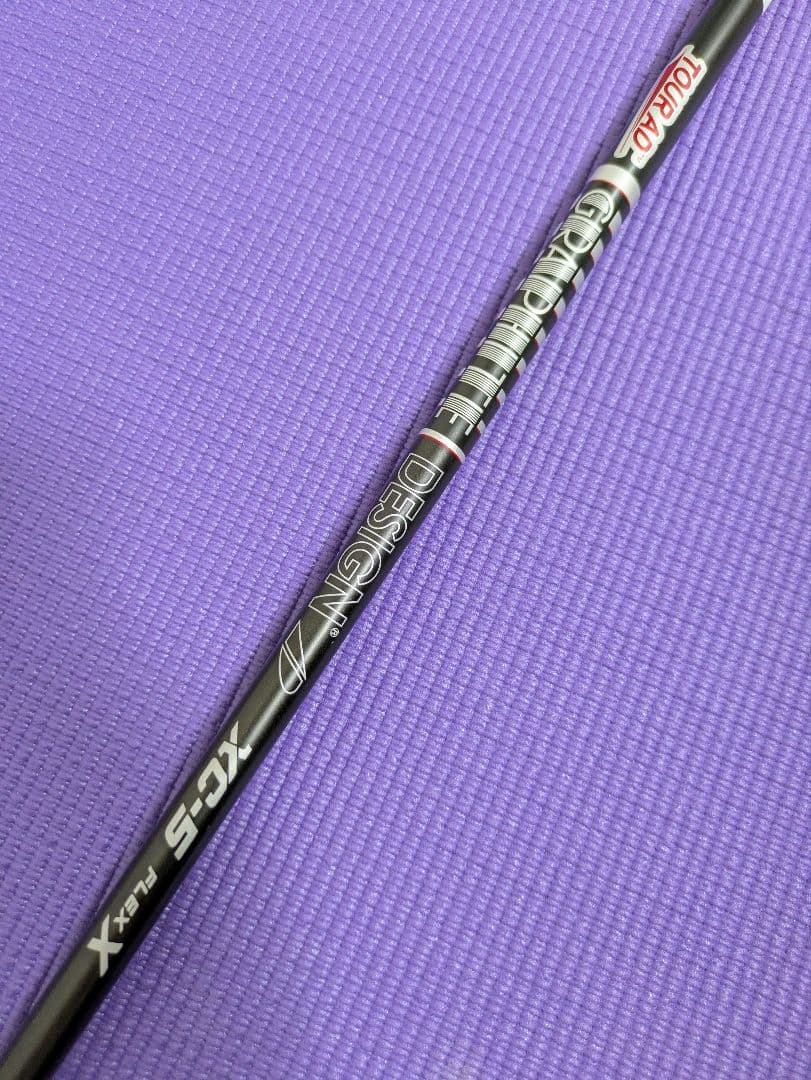 （新品）早いもの価値TOUR AD　XC　5X テーラーメイドスリーブ付シャフト