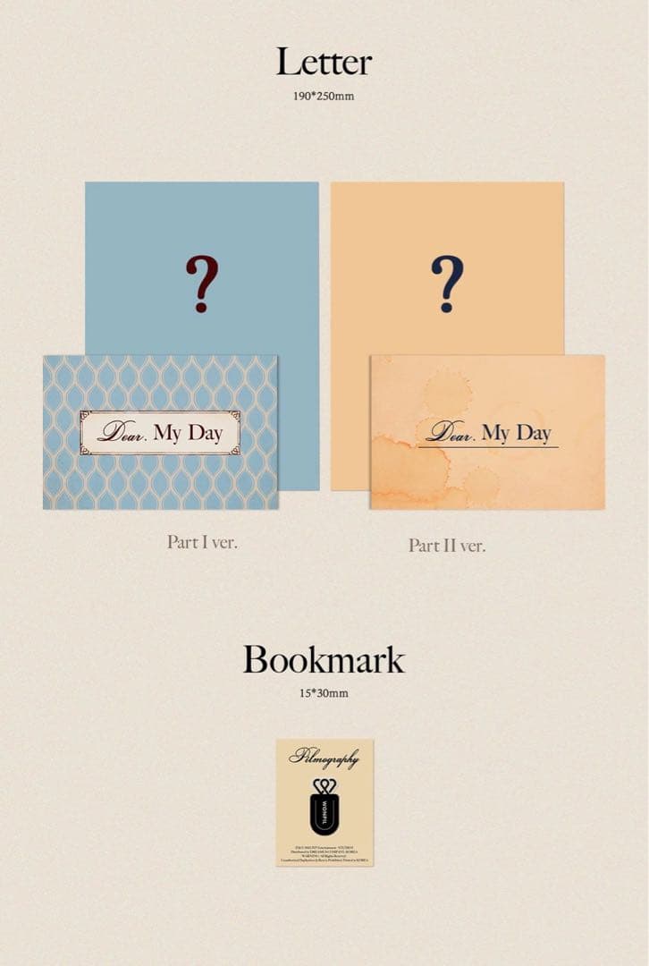 Day6 ウォンピル Wonpil 1st Album Pilmography