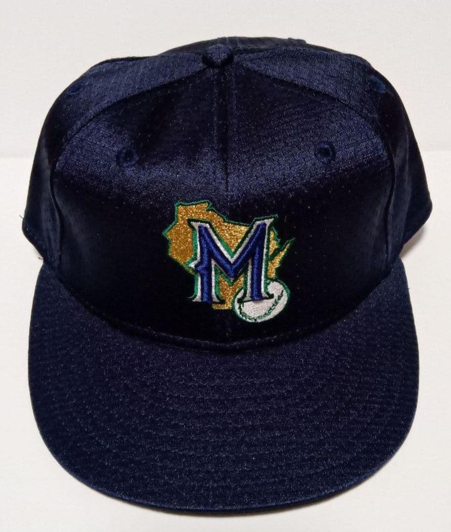 未使用 オリジナル ブルワーズ プロモデル 米国製 90's キャップ MLB