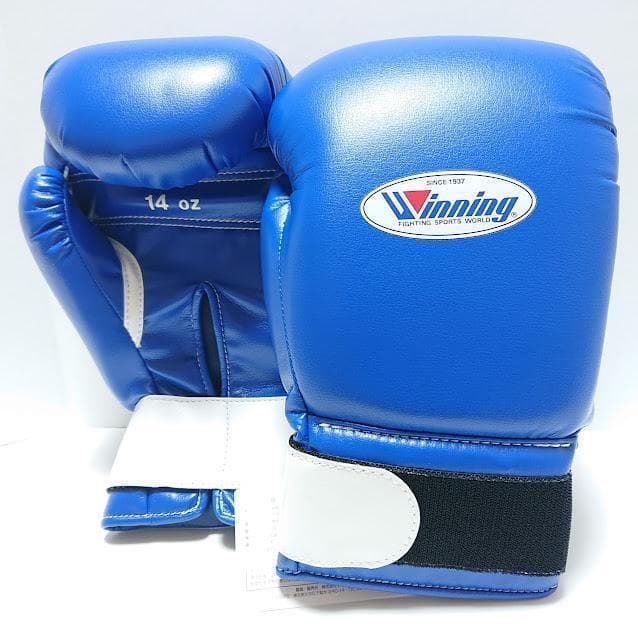 Winning ウイニング ボクシンググローブ 14oz 青 JABF-14⑧