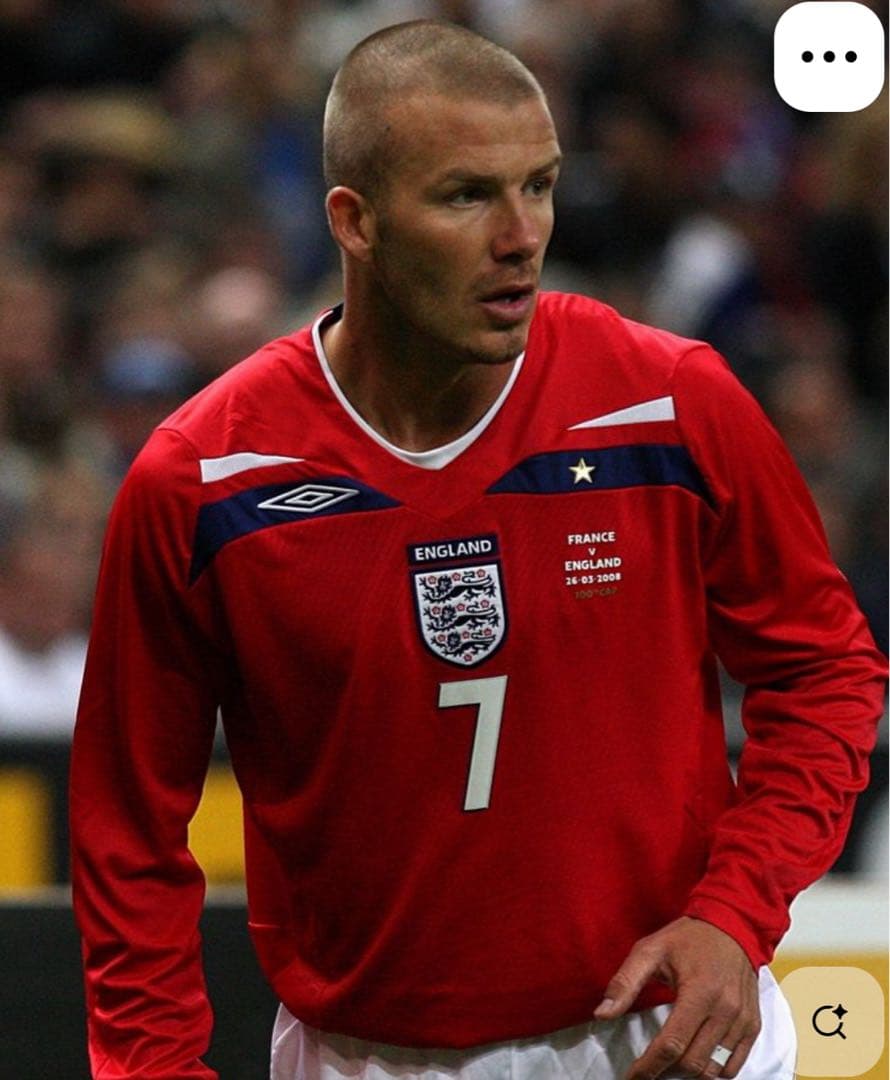 【正規品】UMBROイングランド代表デビット・ベッカム2008ユニ(新品未使用)