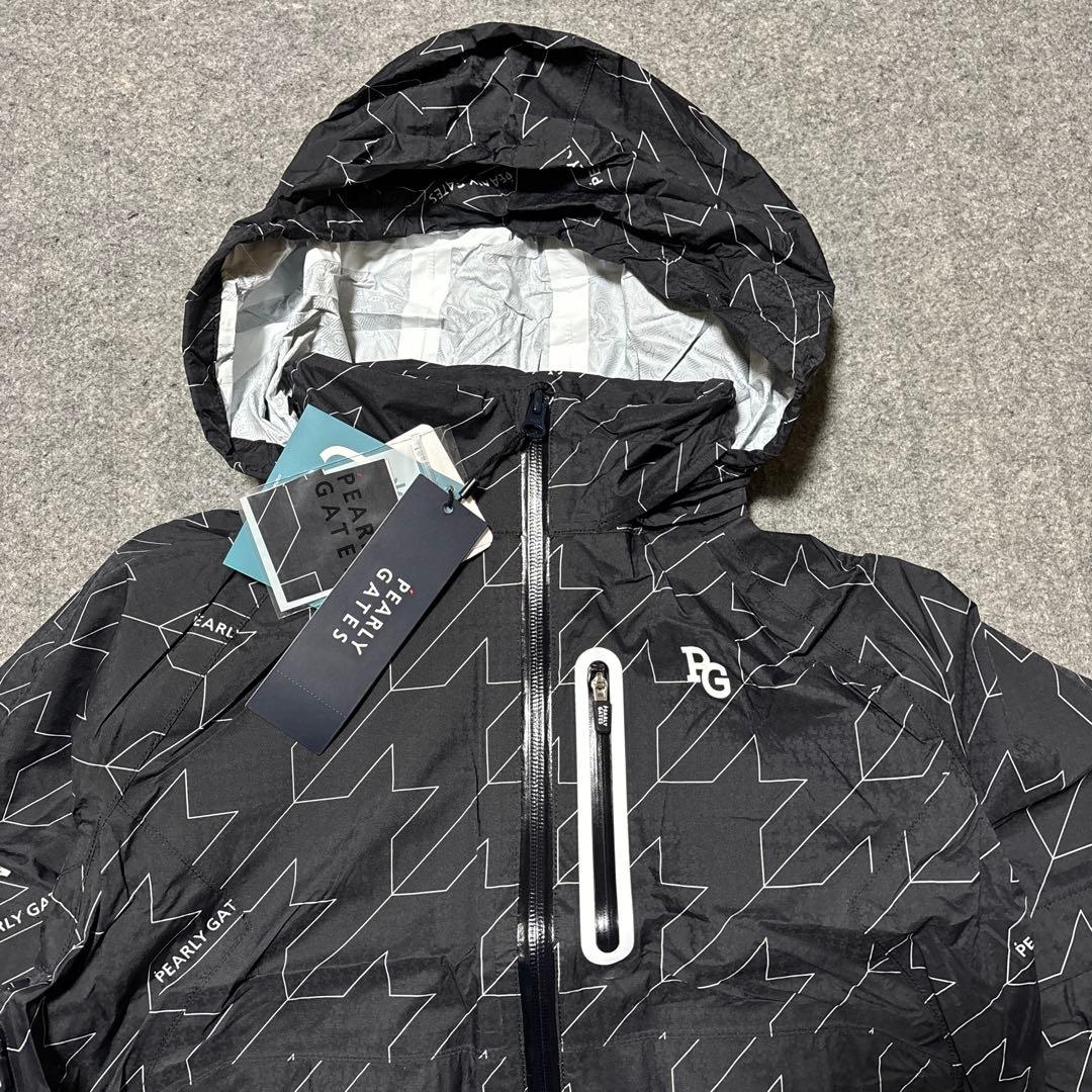 1 パーリーゲイツ ワンピース レインコート 千鳥柄 053-4988408 併