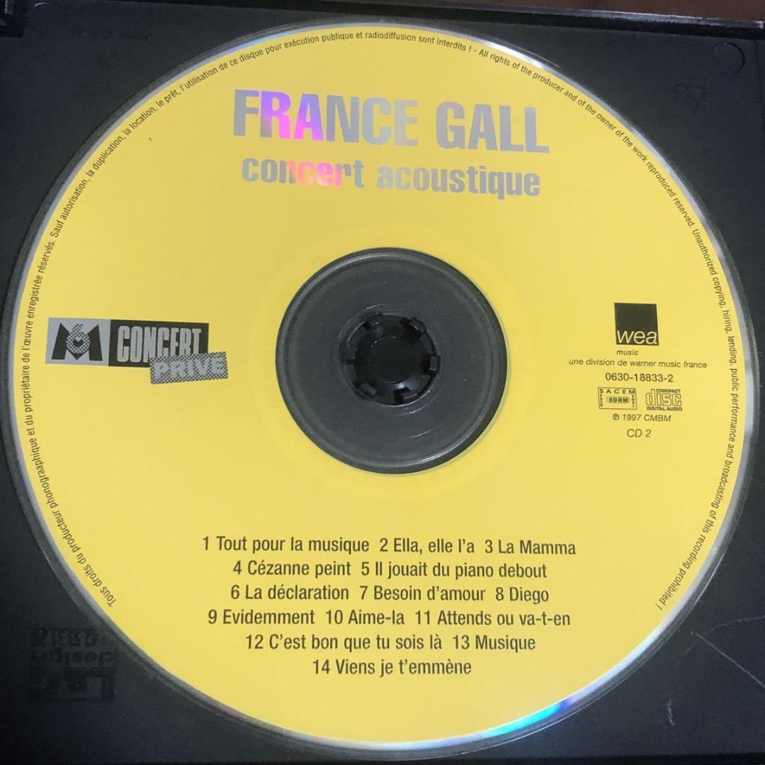 2CD！フランス・ギャル-Concert Priv/Concert Public