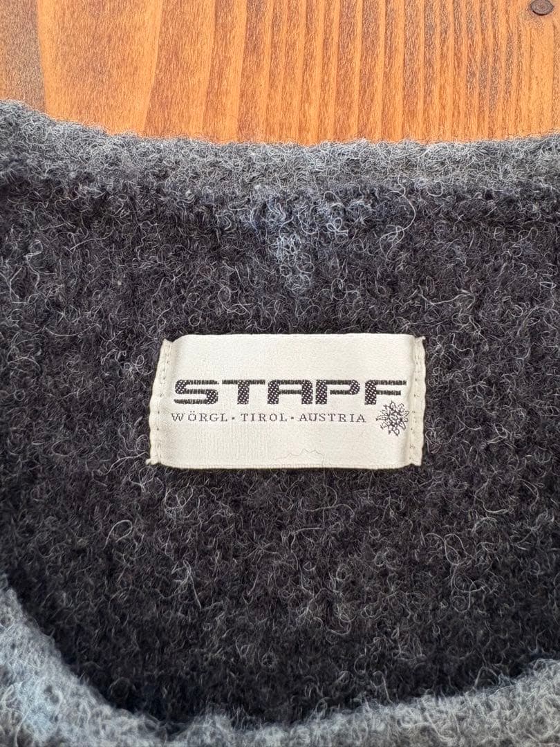 STAPF チロリアンベストCharcoal×Schie