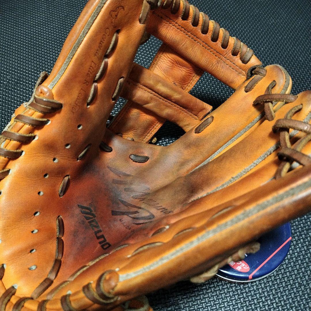 【良品】ミズノプロ軟式内野用サイズ9　セカンド・ショート