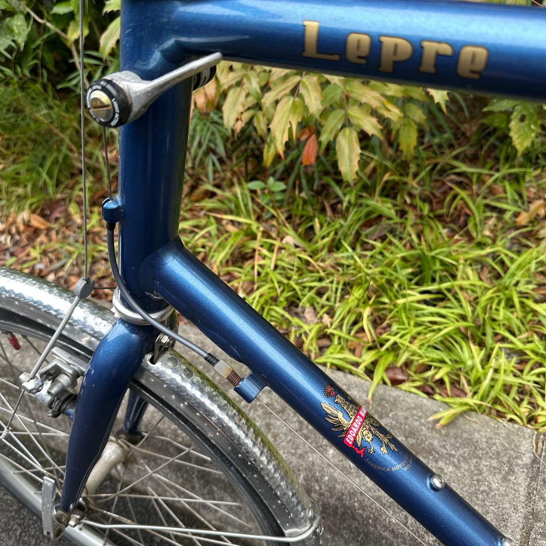 【fujimaro】手渡し希望　ビアンキ ミニベロ8 Lepre ブルー