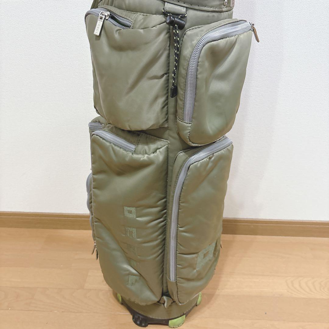 K394 onoff キャディバッグ カーキー色