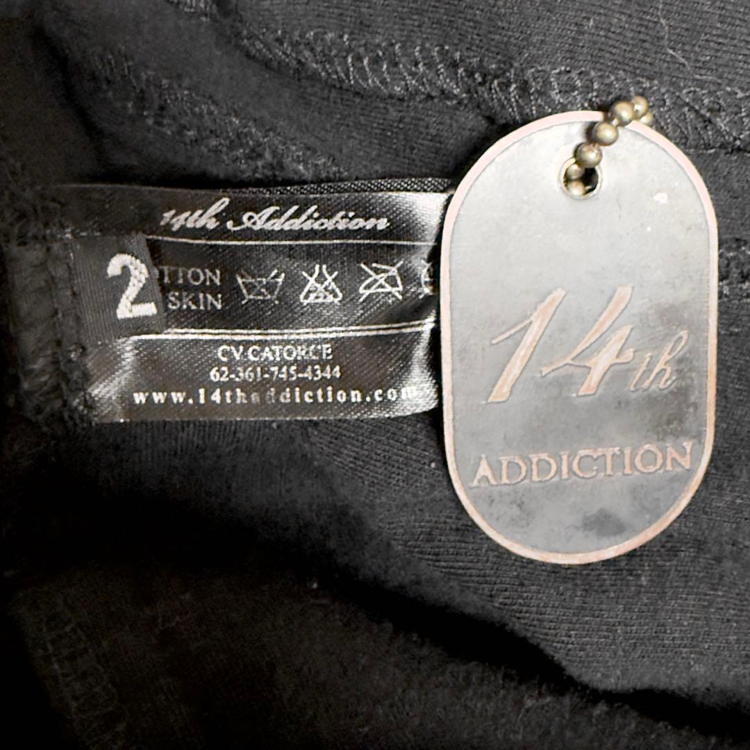 14th addiction ty-b:02 レザーパーカー