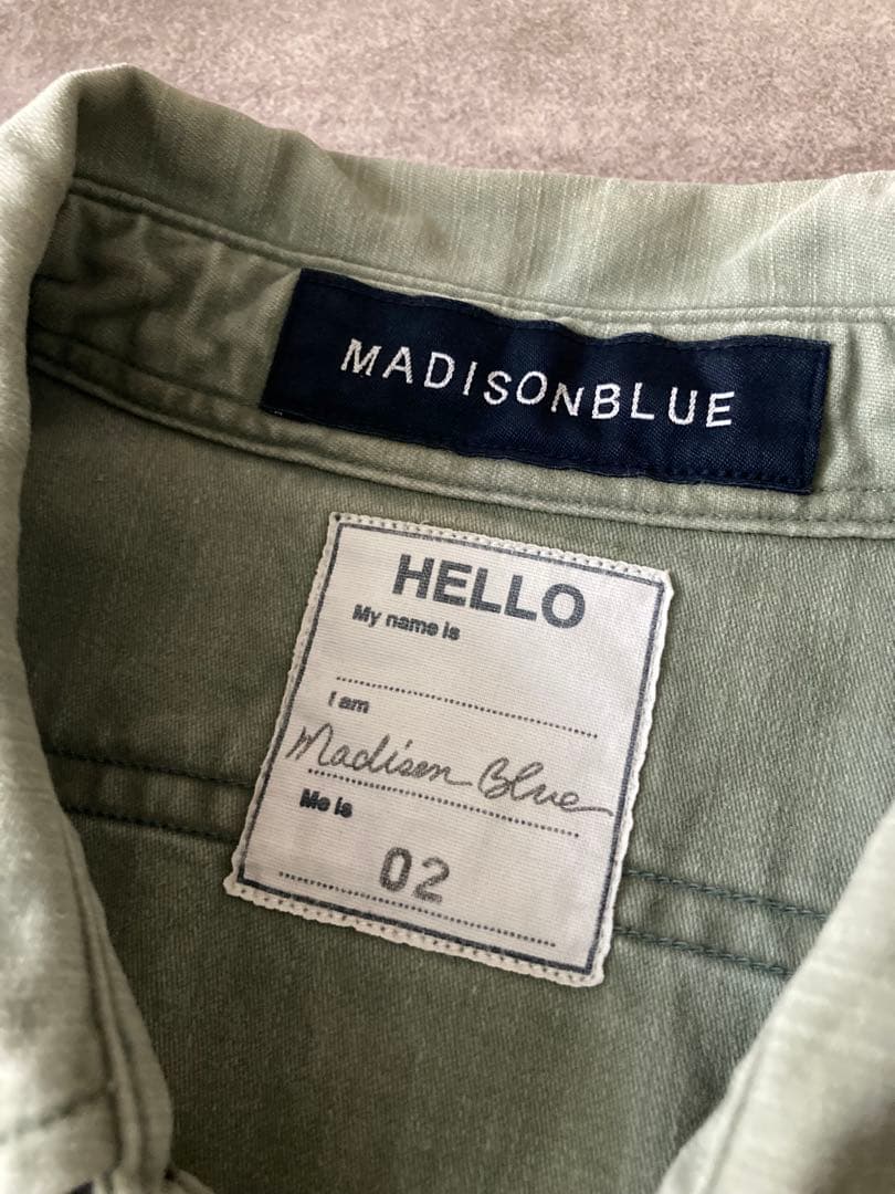 MADISONBLUE 長袖シャツ 02 オリーブグリーン