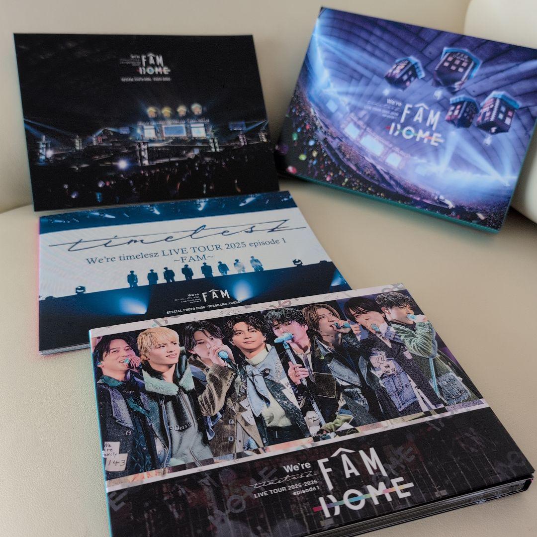 timelesz FAM DOME 2025-2026 初回限定盤 DVD