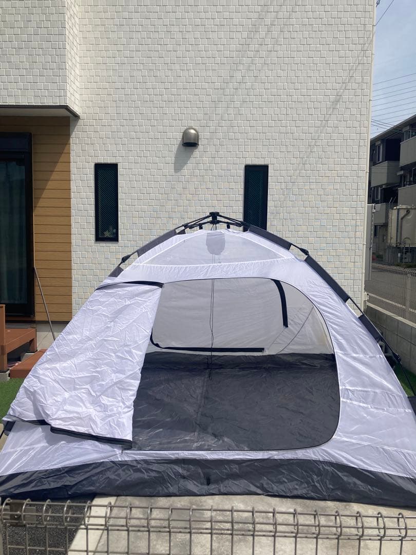 【値引き】FIELDOR ポップアップテント 3人用 黒