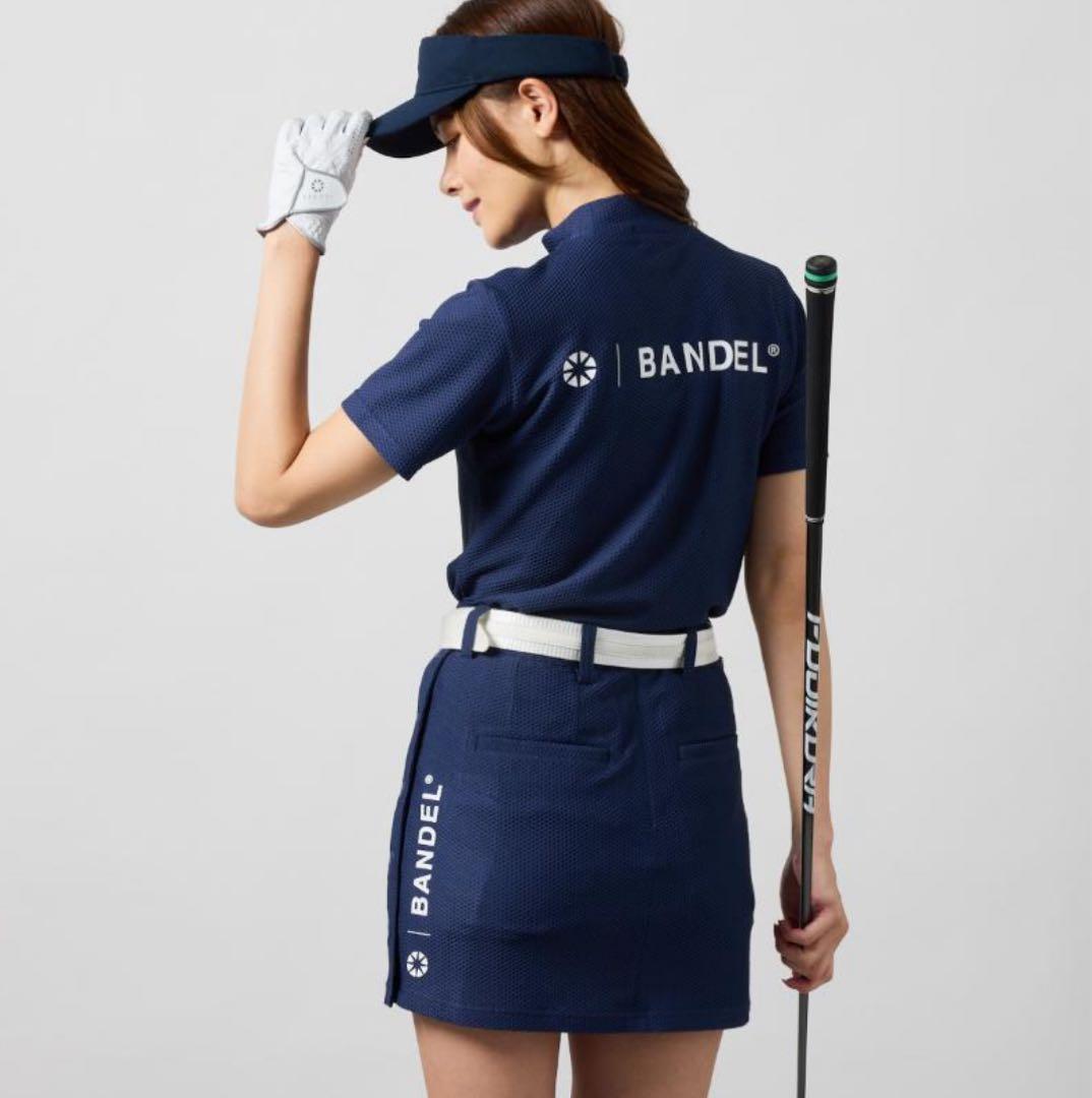 【新品・タグ付き】BANDEL レディース モックネック ネイビー S
