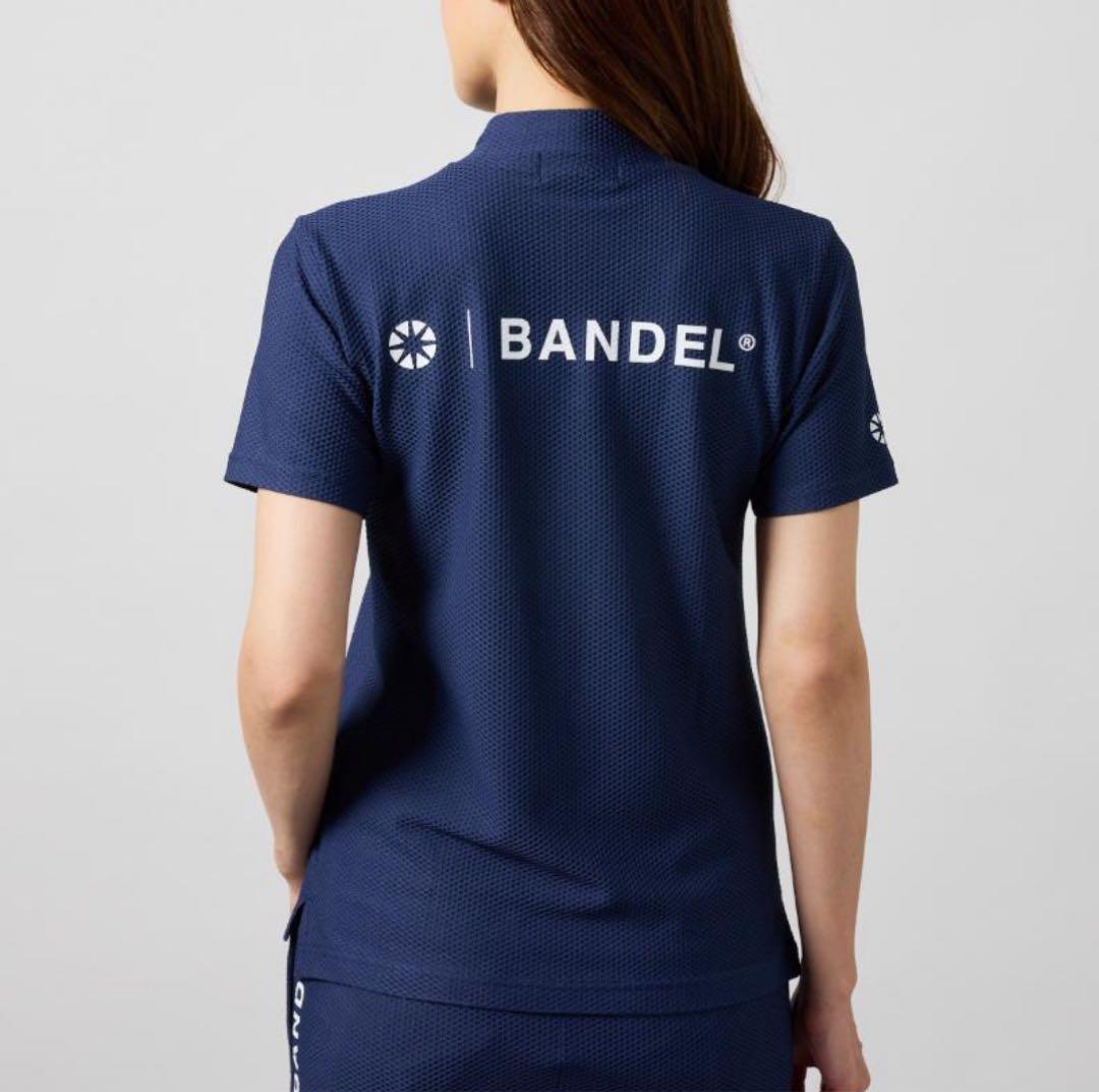 【新品・タグ付き】BANDEL レディース モックネック ネイビー S