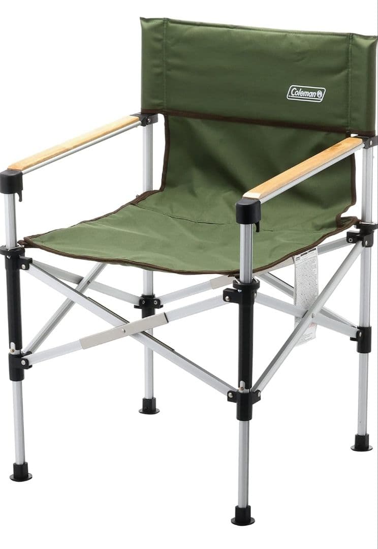 【美品】Coleman グリーン キャンプチェア