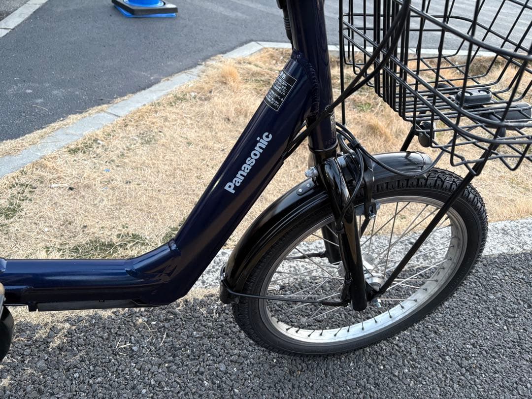 中古20㌅Panasonic電動アシスト自転車　13.2Ah3点灯　大阪　039