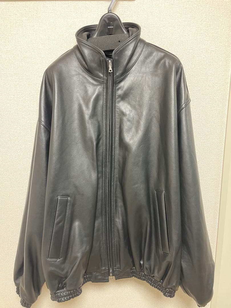 ジャケット・アウター stein sheep leather stand collar jacket