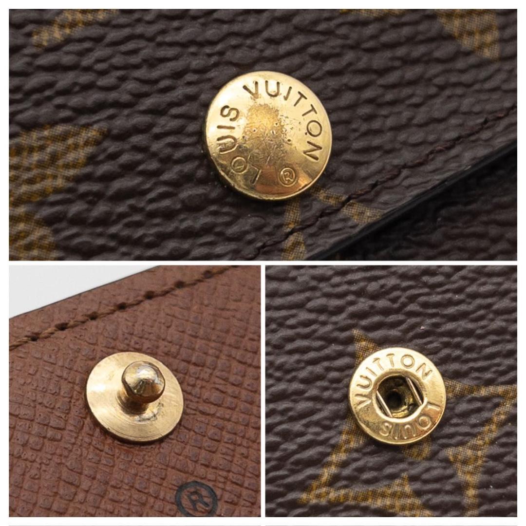 【美品】ルイヴィトン　ミュルティクレ6 モノグラム　キーケース　茶色