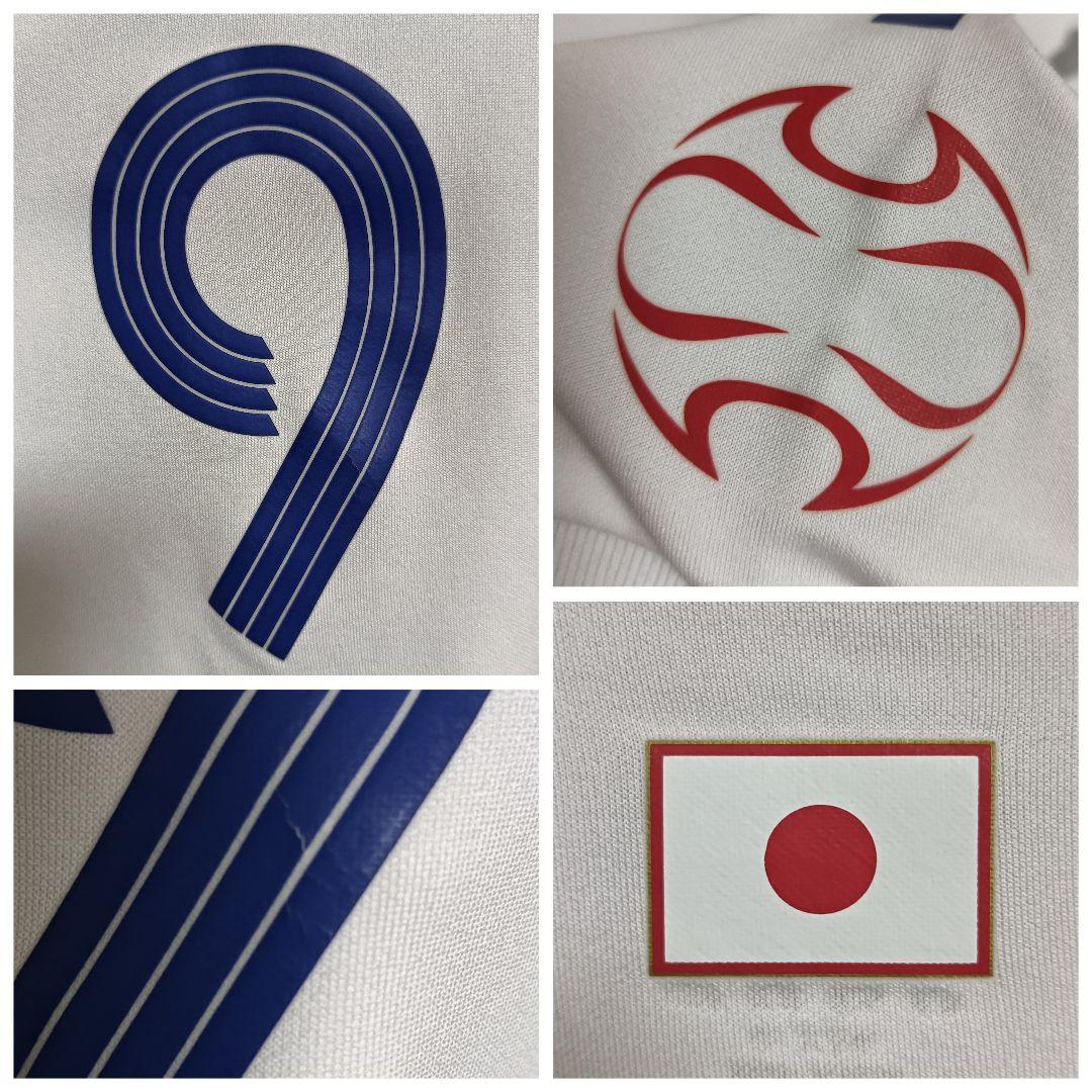 日本代表 久保竜彦 #9 オーセンティック長袖ユニフォーム 06/07ホーム O