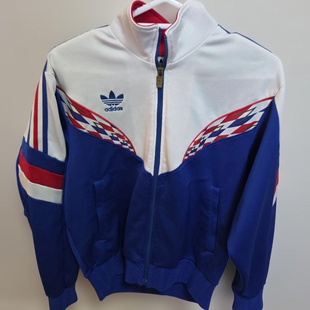 横浜マリノス モデル adidas ジャージ上下 青/白