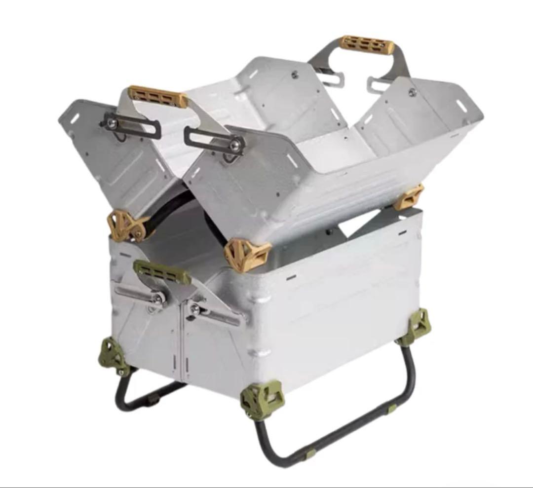 新品‼️シェルコンレッグ 50L ハンドル付き　ブラック２個セット（計４本）