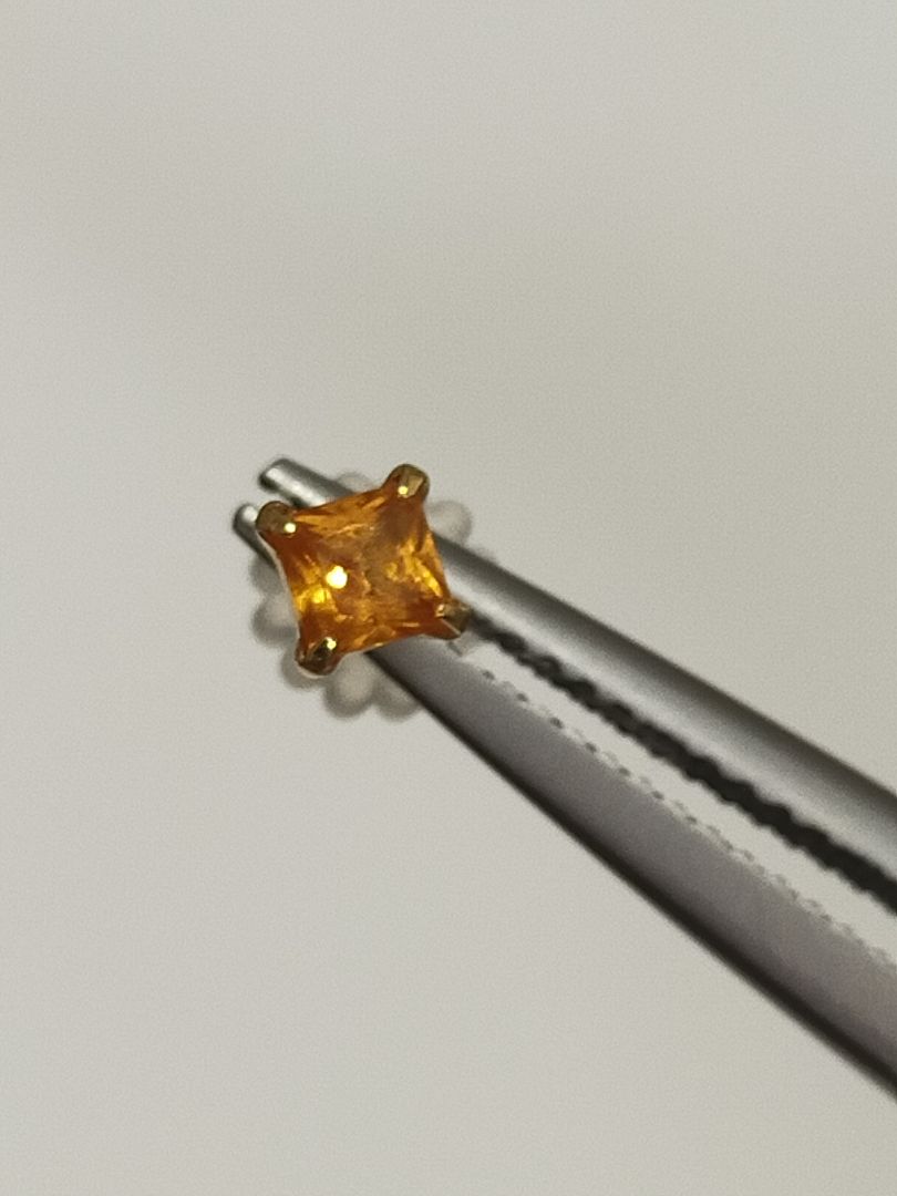 マンダリンガーネット　ガーネット　スペサルティンガーネット　ピアス