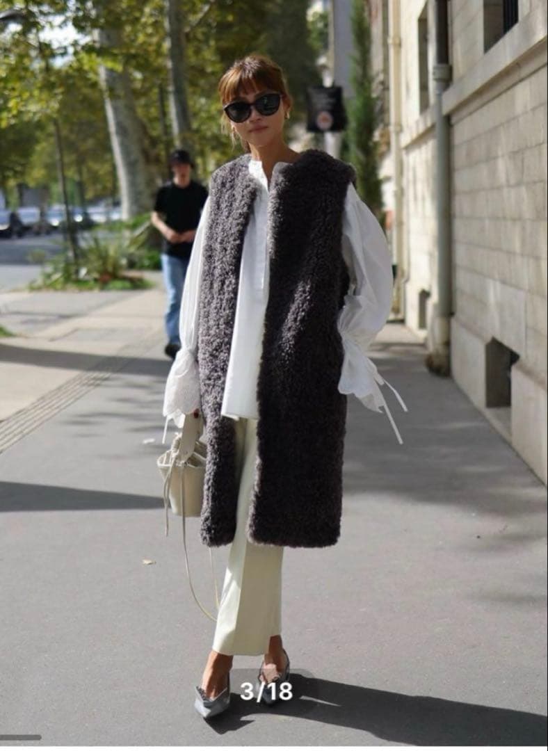 新品未使用　gypsohila Teddy Vest ベスト　ジレ