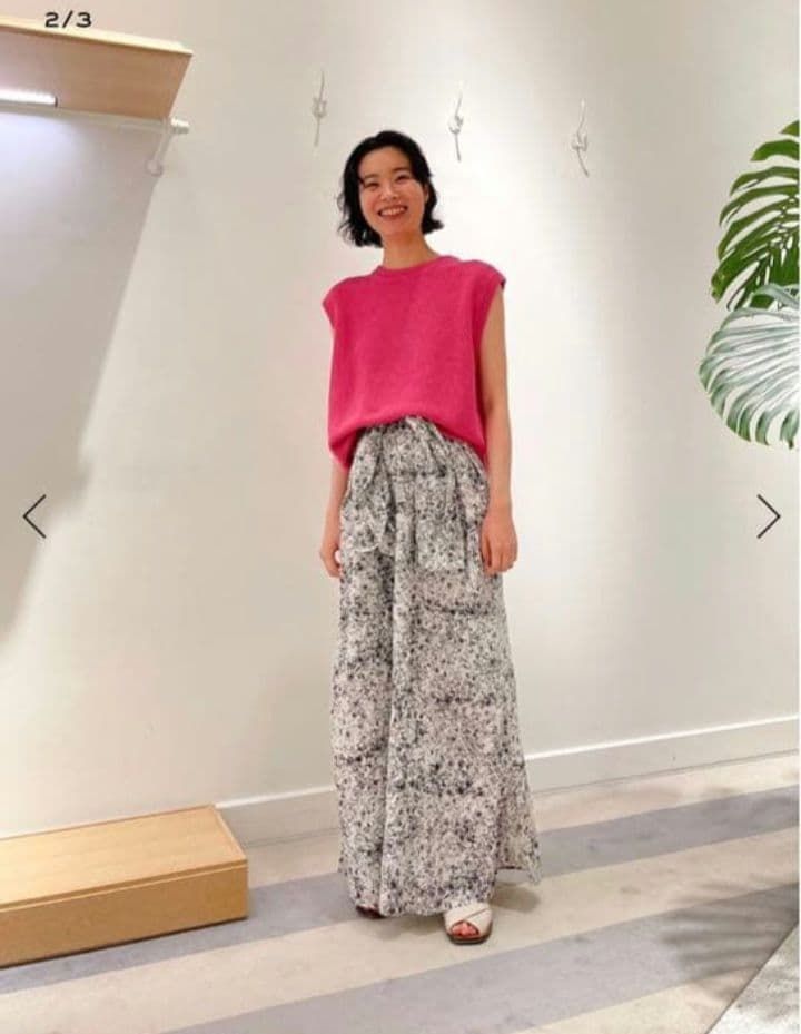 美品　ギャルリーヴィー　ロングシャツ