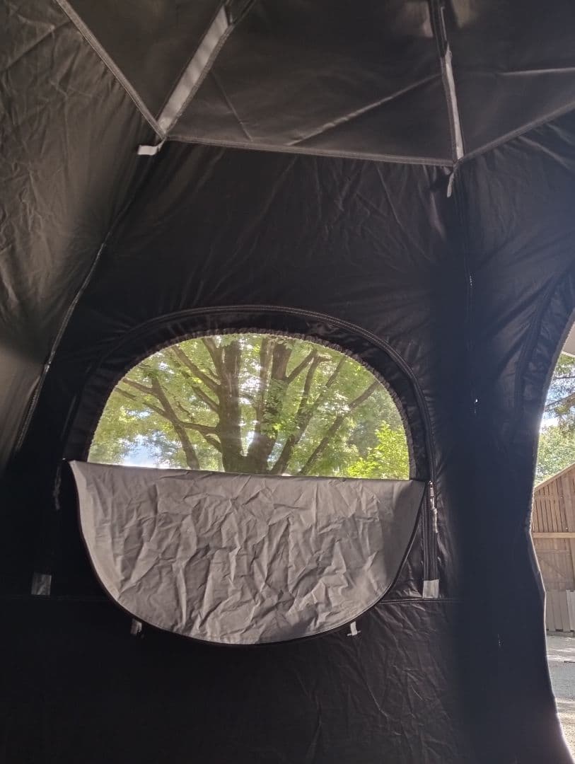 遮光グレー ワンタッチテント ヘキサゴン フィールドア