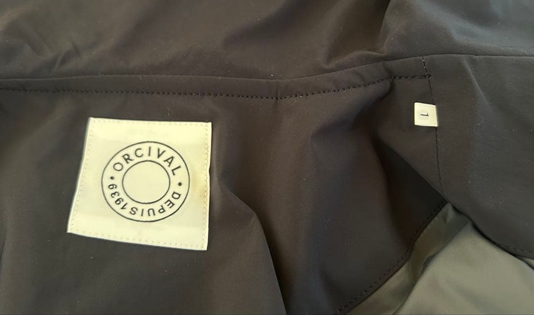 ORCIVAL オーシバル ビッグカラーブルゾン ジャケット ネイビー系　1